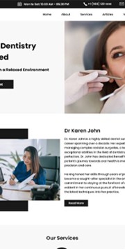 More Dentistry Website Templates